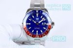 At Wholesale Clone Tag Heuer Calibre 7 GMT Blue Dial Stainless Steel Watch